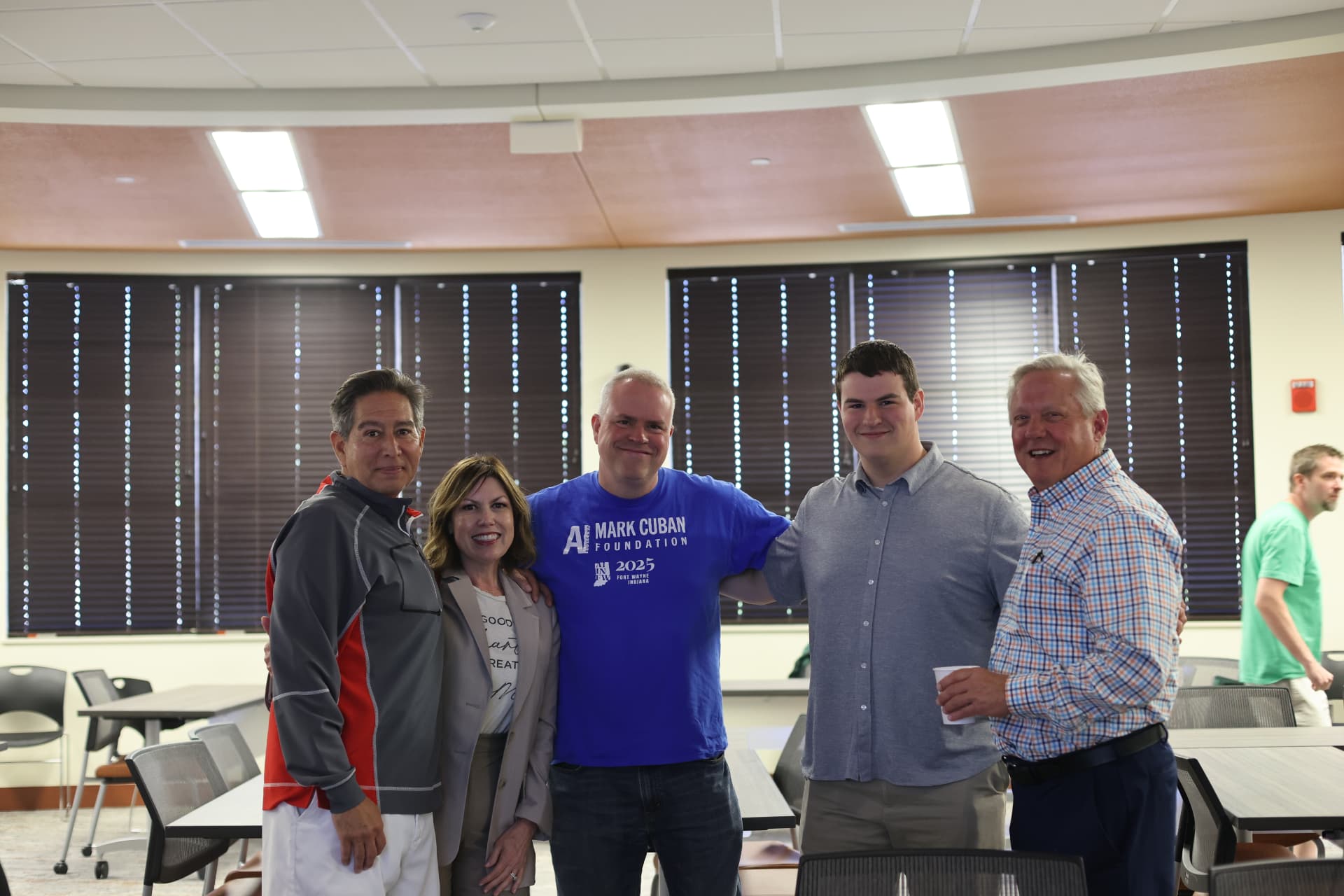 Five AI in Fort Wayne community members posing together at a meetup