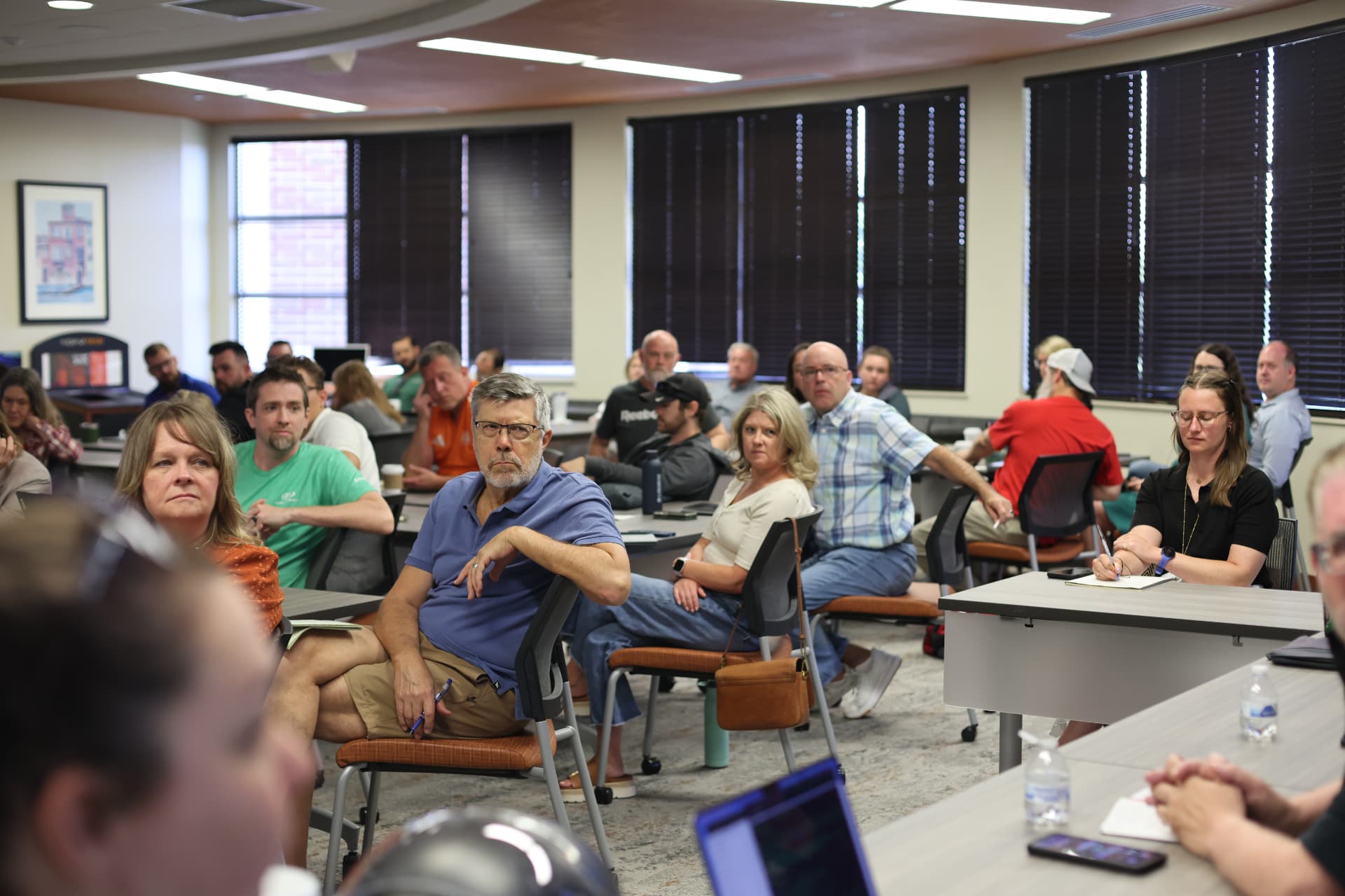 Community members listening during an AI in Fort Wayne gathering